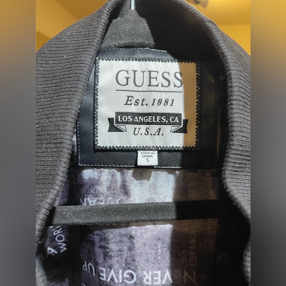 Guess Leather Jacket - Picture 4 of 5